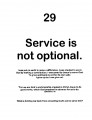 Service Is Not Optional